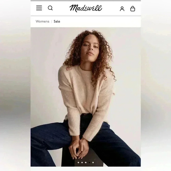 Madewell Cable Pullover Sweater - Size M - Picture 2 of 9